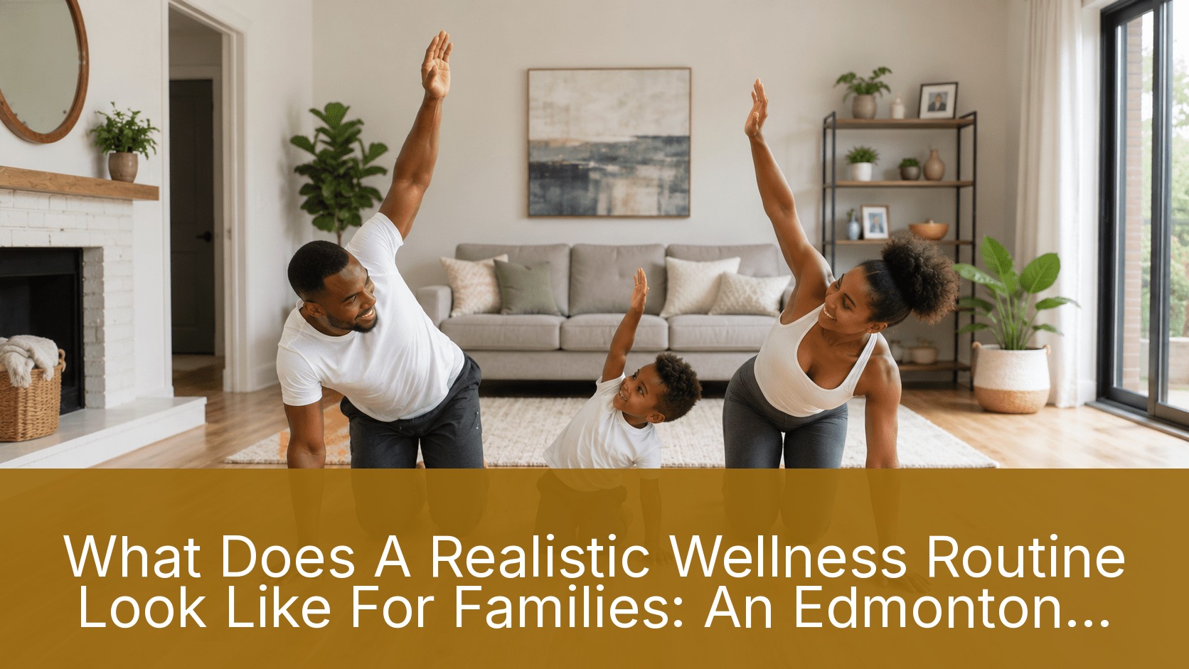 What Does A Realistic Wellness Routine Look Like For Families: An Edmonton Parent's Guide