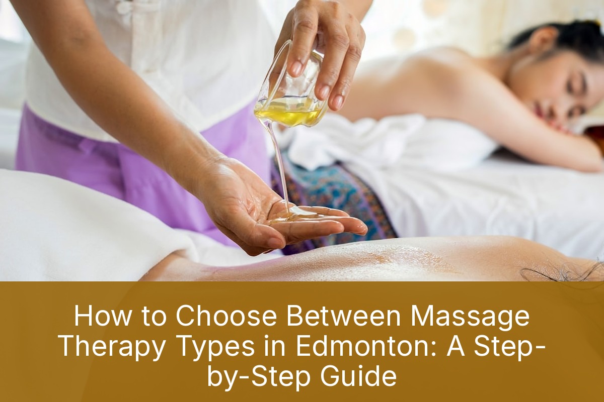 How to Choose Between Massage Therapy Types in Edmonton: A Step-by-Step Guide